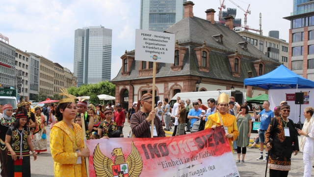 Multikultural Indonesia Semarakkan Kota Frankfurt (Foto: Dok. KJRI Frankfurt)