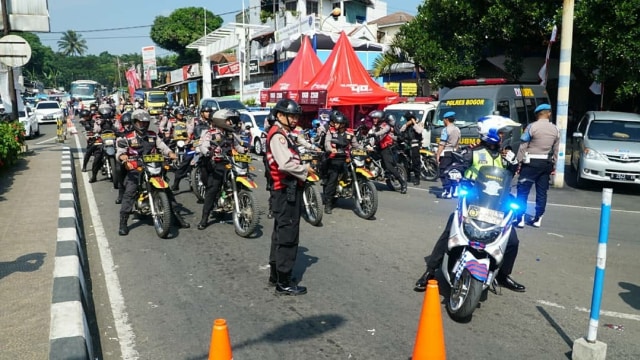 Apel Polres Bogor. (Foto: Dok. Polres Bogor)