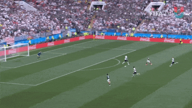 Gol Kemenangan Meksiko ke Gawang Jerman. (Foto: FIFATV)
