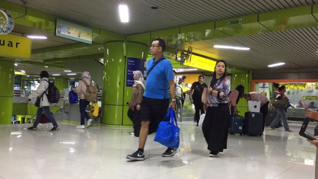 Suasana di Stasiun Gambir (Foto: Moh Fajri/kumparan)