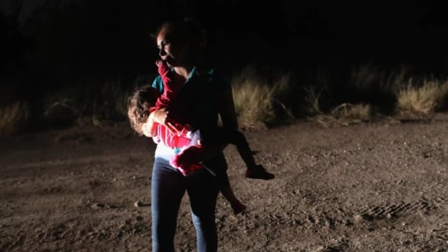 Anak-anak imigran di perbatasan AS-Meksiko (Foto: AFP)