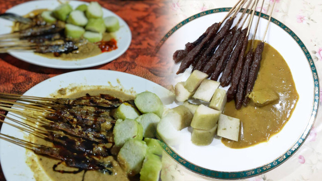 Sate kalong Cirebon (Foto: Instagram @kokogembul @aboutcirebonfood)