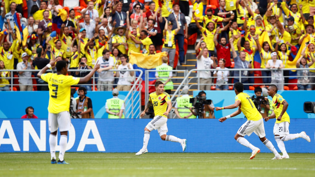 Kolombia vs Jepang (Foto: Damir Sagolj/Reuters)