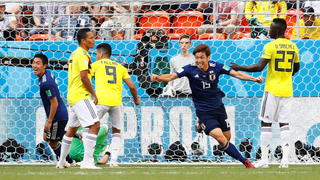 Kolombia vs Jepang (Foto: Jason Cairnduff/Reuters)