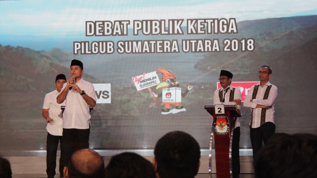 Debat Publik Pilgub Sumatera Utara (Foto: Ade Nurhaliza/kumparan)