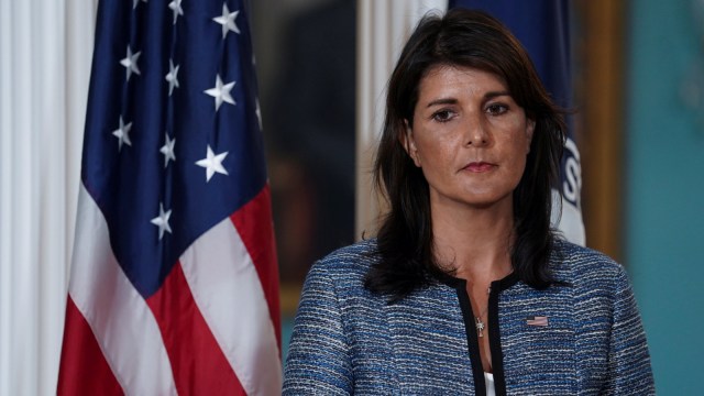 Dubes AS untuk PBB, Nikki Haley. (Foto: REUTERS/Toya Sarno Jordan)