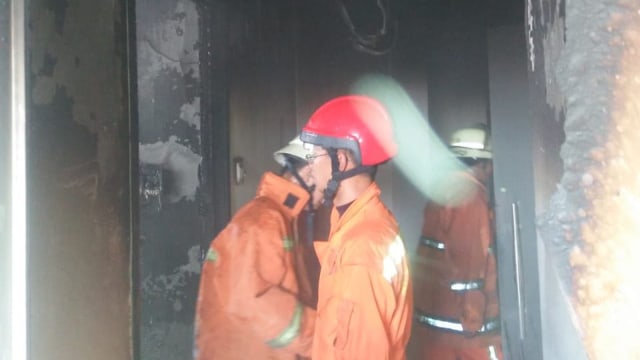 Kebakaran di lantai 7 Hotel Tomang (Foto: Istimewa)