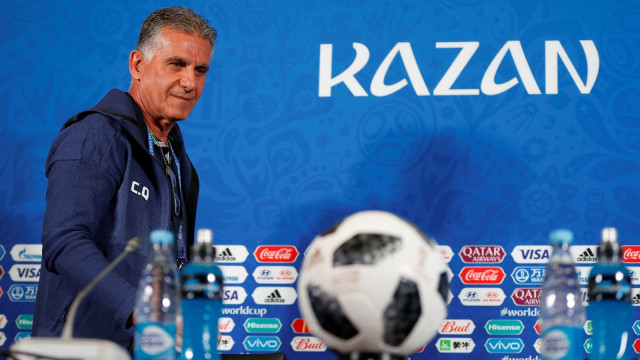 Pelatih Timnas Iran, Carlos Queiroz. (Foto: John Sibley/Reuters)