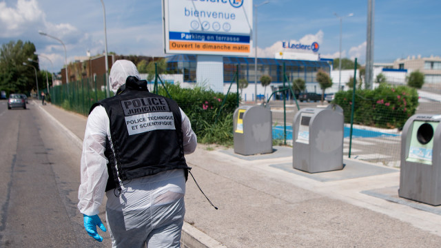 Lokasi terorisme di Prancis (Foto: AFP/Bertrand Langlois )