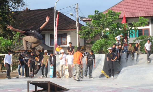 Meriahnya Perayaan International Skate Board Day di Denpasar (1)