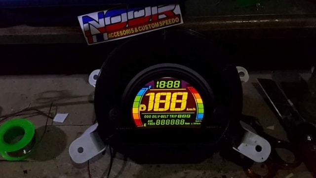 Modifikasi speedometer NMax (Foto: dok. Noor Custom Speedo)