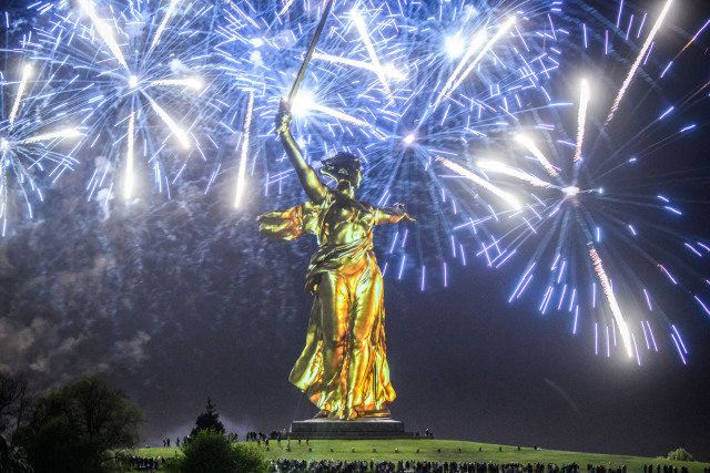 The Motherland Calls di Volgograd. (Foto: Mladen ANTONOV / AFP)