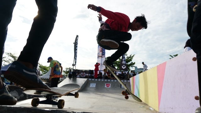 Skateboard Day. Foto: Kumparan/ Jamal Ramadhan