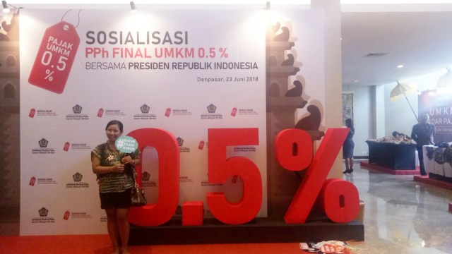 Sosialisasi PPh Final UMKM 0.5% di Bali. (Foto: Cisilia Agustina Siahaan/kumparan)