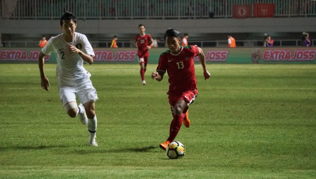 Timnas u-23 Indonesia vs Korea Selatan. (Foto: Fanny Kusumawardhani/kumparan)