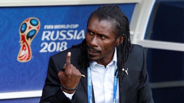 Pelatih Senegal, Aliou Cisse. (Foto: Reuters/Grigory Dukor)