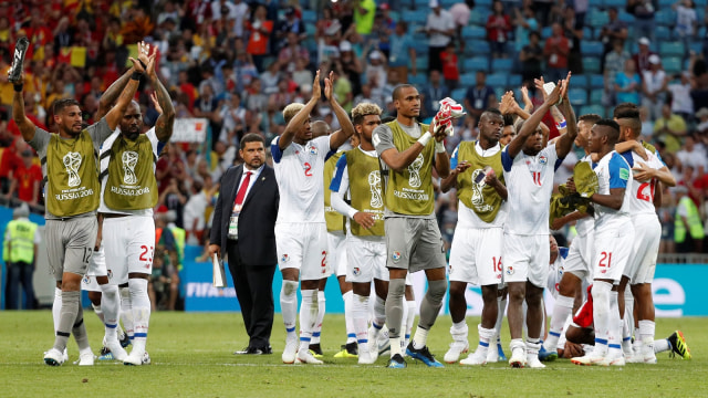 Para pemain Panama. (Foto: REUTERS / Max Rossi)