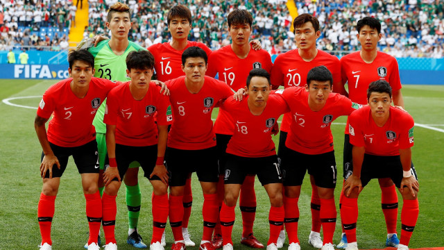 Para pemain Korea Selatan. (Foto: REUTERS/Jason Cairnduff)