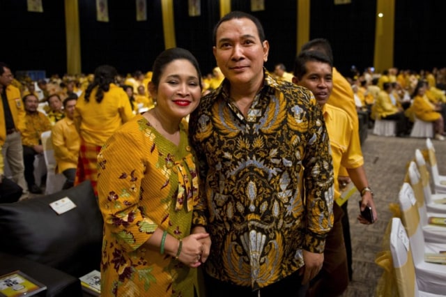 Tommy dan Titiek Soeharto (Foto: Romeo Gacad/AFP)