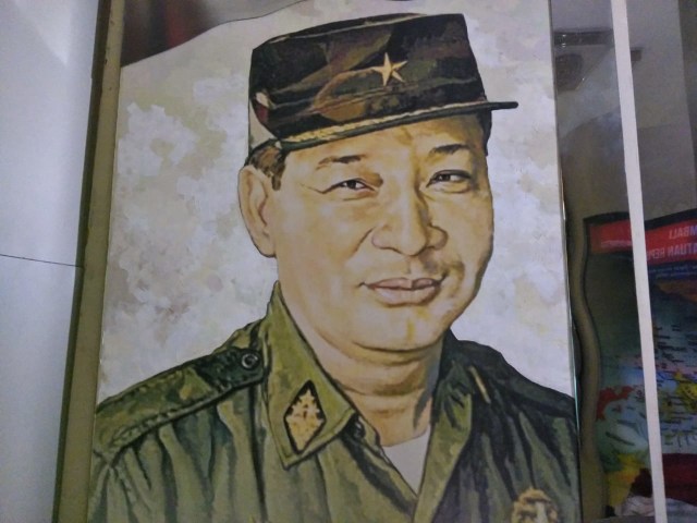 Lukisan Soeharto. (Foto: Arfiansyah Panji Purnandaru/kumparan)