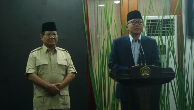 Prabowo Subianto dan Zulkifli Hasan. (Foto: Iqbal Firdaus/kumparan)