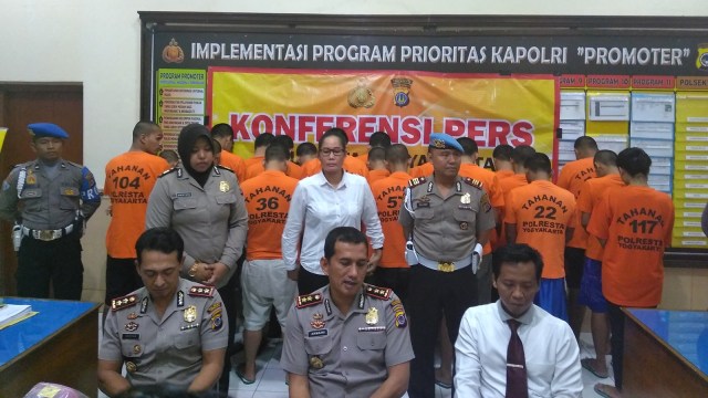Polresta Yogyakarta ungkap kasus narkoba. (Foto: Arfiansyah Panji/kumparan)