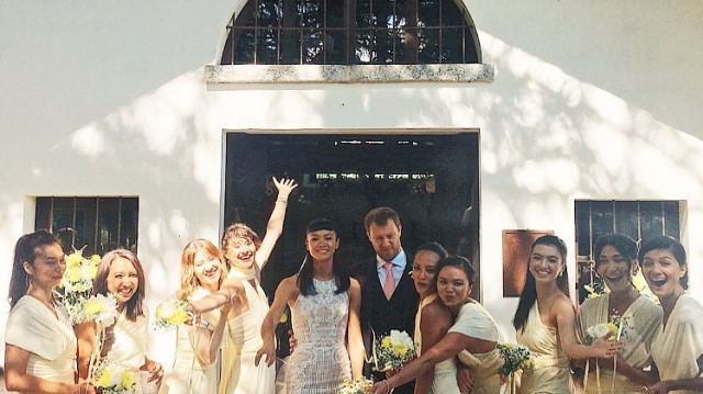 Kelly Tandiono menikah. (Foto: Instagram @ralineshah)