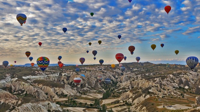 Pemandangan aerial Cappadocia (Foto: Pixabay)