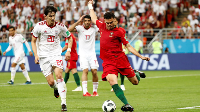 Laga Portugal vs Iran. (Foto: REUTERS/Murad Sezer)