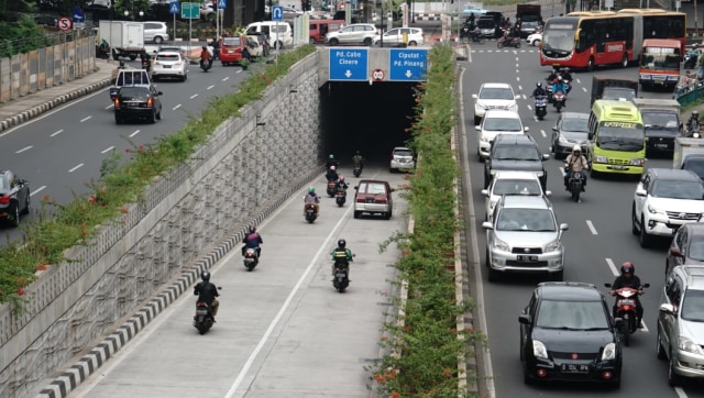 Lalin Lebak Bulus-Pondok Indah lancar. (Foto: Helmi Afandi Abdullah/kumparan)