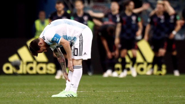 Kapten Timnas Argentina, Lionel Messi. (Foto: Murad Sezer/Reuters)