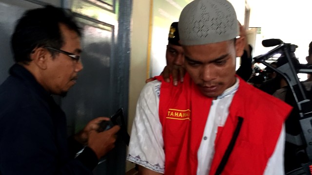 Ridwan, pelaku pembunuhan keluarga di Aceh (Foto: Zuhri Noviandi/kumparan)