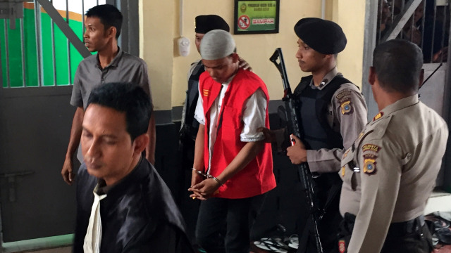 Ridwan, pelaku pembunuhan keluarga di Aceh (Foto: Zuhri Noviandi/kumparan)