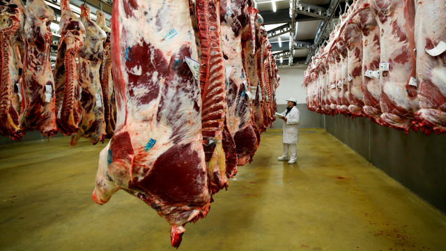Ilustrasi daging sapi (Foto: Reuters/Robert Pratta)