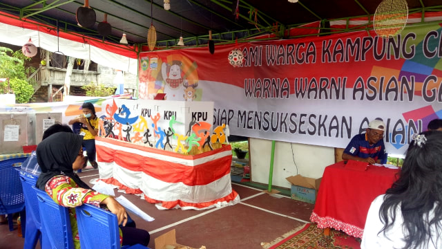 TPS 10 Kampung Asian Games di Palembang. (Foto: Adhim Mugni/kumparan)