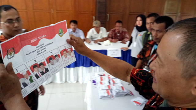 Penghitungan suara di TPS tempat SBY nyoblos. (Foto: Aprilandika Pratama/kumparan)