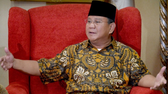 Prabowo Subianto. (Foto: AFP/Bay Ismoyo)
