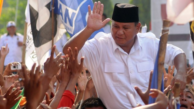 Prabowo Subianto. (Foto: AFP/Idhad Zakaria)