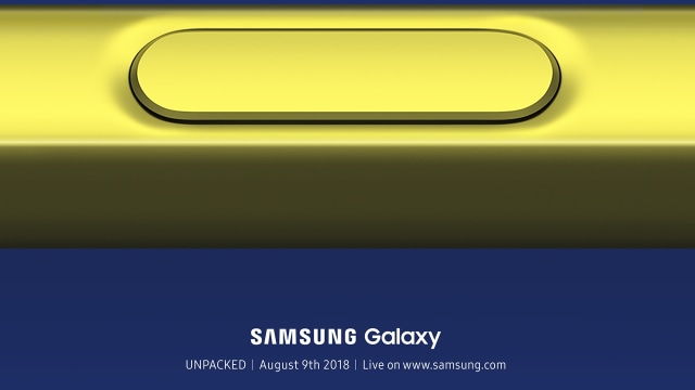 Undangan peluncuran Samsung Galaxy Note 9. (Foto: Samsung)