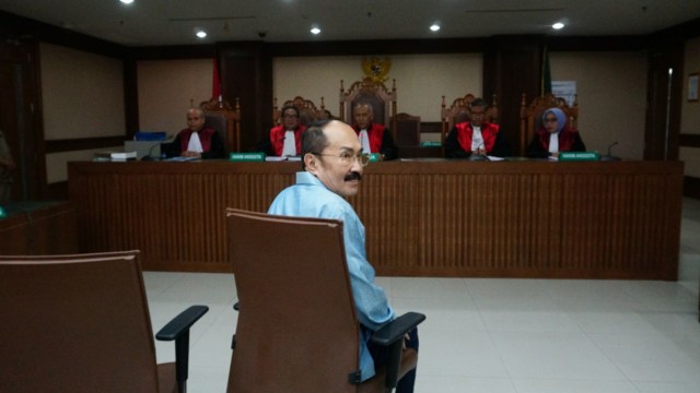 Sidang Fredrich Yunadi di Pengadilan Tipikor (Foto: Nugroho Sejati/kumparan)