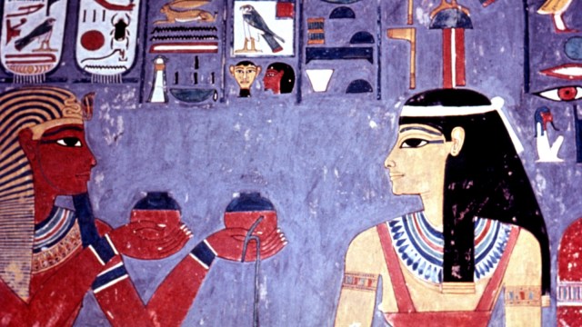 Ukiran di makan raja Mesir (Foto: Flickr/BRIAN PLAYFAIR)