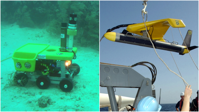ROV dan Multibeam Side Scan Sonar. (Foto: Wikipedia Commons)