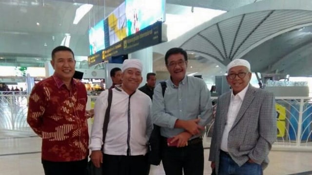Djarot Saiful Hidayat kembali ke Jakarta. (Foto: dok. Timses Djoss)