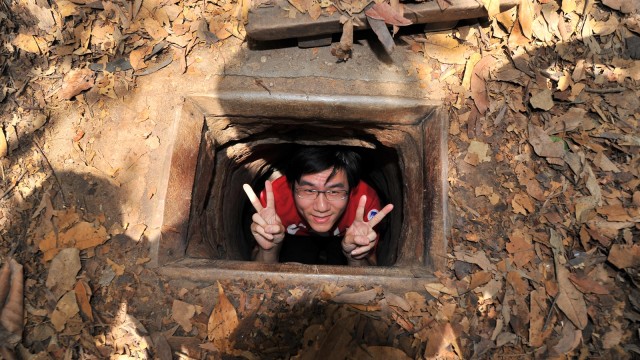 Terowongan Cu Chi, Vietnam (Foto: Flickr/medtronic_asean)