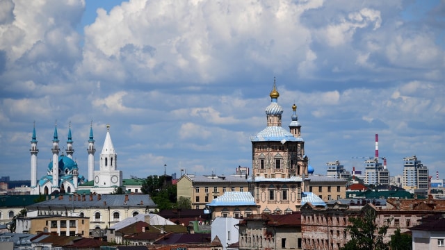 Pemandangan Kota Kazan. (Foto: AFP/Franck Fife)
