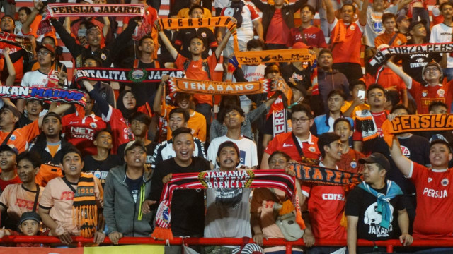 Suporter Persija Jakarta di PTIK. (Foto: Irfan Adi Saputra/kumparan)
