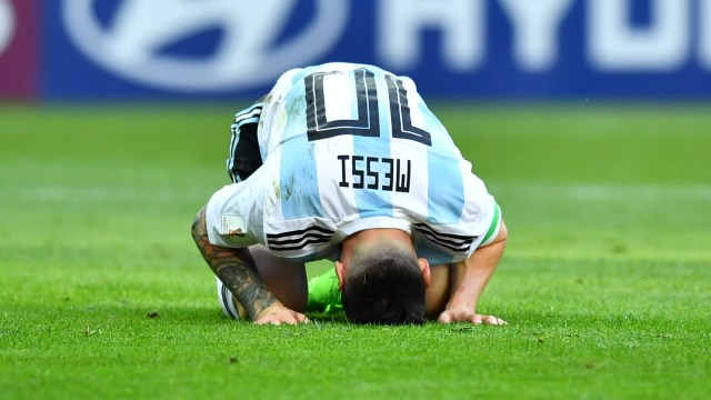 Penyerang Timnas Argenntina, Lionel Messi. (Foto: Dylan Martinez/Reuters)