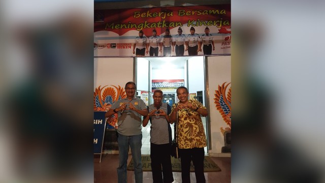 Kepala LP Taufik Rahman, Umar Patek dan Aqua (Foto: Aqua Dwipayana)