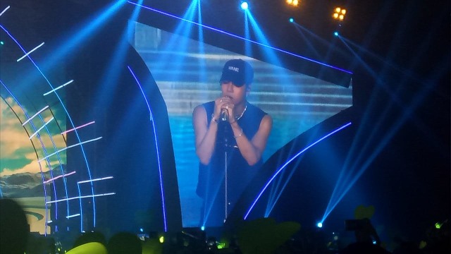 Jackson GOT7 dalam konser 'Eyes on You'. (Foto: Anissa Maulida/kumparan)