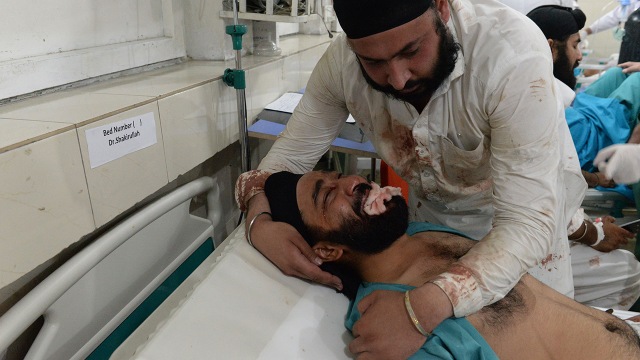 Bom bunuh diri di Afghanistan (Foto: Afp/Noorullah Shirzadah)